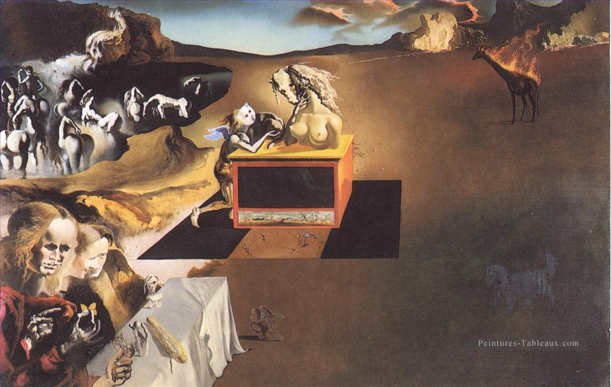 怪物の発明 サルバドール・ダリ油絵
